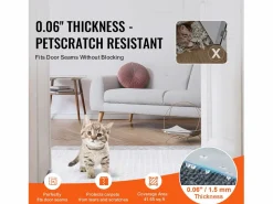 Película de Protección de Alfombra, SucceBuy Alfombra Protectora para Gatos 38 cm × 1.10 m PVC Antiarañazos Antideslizante^ Hot