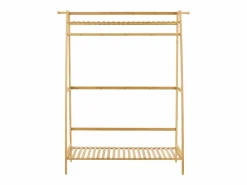 Helloshop26 Perchero 139 x 100 x 40 cm bambú 03_0008132 Marru00f3n Discount