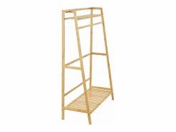 Helloshop26 Perchero 139 x 100 x 40 cm bambú 03_0008132 Marru00f3n Discount