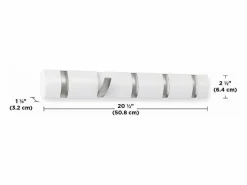 Umbra Perchero abatible 5 ganchos Blanco Hot
