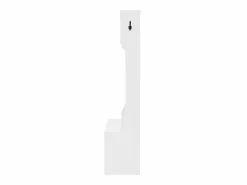 OKWISH Perchero|Perchero con 1 puerta, 4 compartimentos abiertos y 6 ganchos