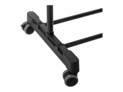5five Perchero Burro Icare con Ruedas Extensible y Gris 120 cm Negro
