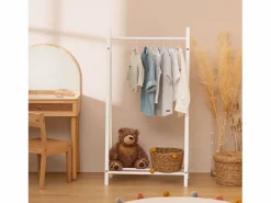 Perchero Burro Simple Contemporáneo con Barra y Estante 60x114x30 cm^Atmosphera for Kids Hot