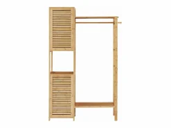 Perchero de bambú 164 x 99 x 29 cm natural 03_0008141^Helloshop26 Best