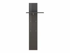 Perchero de pared 4 ganchos estante vestíbulo diseño moderno Magic Jako Ardesia^Web furniture Outlet
