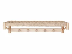 Perchero de Pared Abano, Marrón, 31x78x17 cm, Kendra Home Marru00f3n chocolate Sale