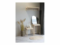 Perchero de Pared Abano, Marrón, 31x78x17 cm, Kendra Home Marru00f3n chocolate Sale
