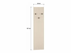SELSEY Perchero|Perchero de pared con listones - 34 cm - - CALETTO