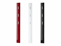Perchero de pared lacado de diseño negro Alti -^MSO Sale