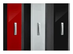 Perchero de pared lacado de diseño negro Alti -^MSO Sale