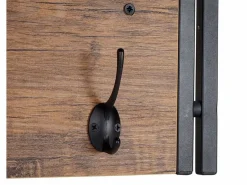 Perchero de pared -A27 Estructura 3D, Aspecto roble salvaje^MCW Best
