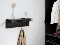 Perchero de pared -A27 Estructura 3D, Aspecto roble salvaje^MCW Best