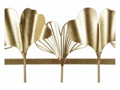 Perchero de pared metálico con 5 ganchos 26,3x49,5x6 cm Leaves^ Outlet