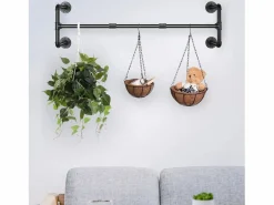 Fativo Burro Para Ropa|Perchero de pared, perchero de pared macizo, perchero industrial, perchero de diseño, 100 x 31 x 2,5 cm