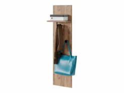 Vicco Perchero de pared roble dorado 36x21.6x135 siri Color natural oscuro