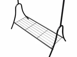 Perchero de Ropa de Acero con Estante Inferior - Solución de Almacenamiento Práctica y Elegante^vidaxl New