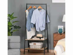 Homcom Burro Para Ropa|Perchero de ropa 64x42.5x149 cm