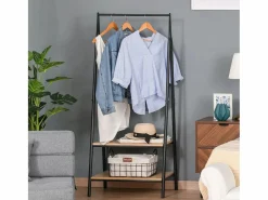 Homcom Burro Para Ropa|Perchero de ropa 64x42.5x149 cm