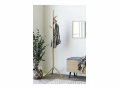 Perchero|Perchero de Suelo Wanaka, Marrón, 50x50x163 cm, Kendra Home