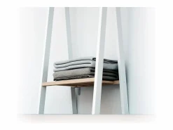 Perchero infantil HOOKI madera - Blanco/Haya Cruda - 50 x 30 x 130 cm^AT4 Outlet