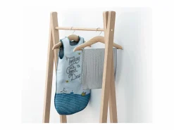 AT4 Galán De Noche|Perchero infantil HOOKI madera - Haya Cruda - 50 x 30 x 130 cm