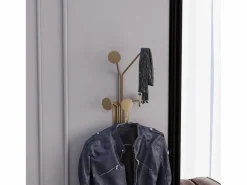 Calicosy Perchero|Perchero mural con 5 ganchos en metal H40 cm - GIRAFFE