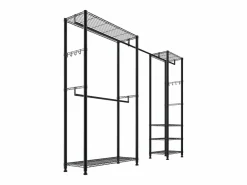 Perchero para Ropa Autoportante SucceBuy, Perchero con Marco de Acero, Armario para Ropa con Capacidad de Carga de 363 kg, con Barras^ Discount