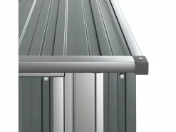 Perdir Cobertizo de jardín acero galvanizado 118,5x97x209,5 cm^Garden Furniture Hot