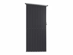 Perdir Cobertizo jardín acero galvanizado antracita 118,5x97x209,5 cm^Garden Furniture Online