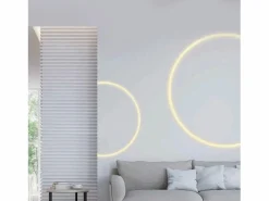 Perfil Neón SFLEX 24x18 Superficie Semicircular Curva Vertical para Tira LED IP20 hasta 15 mm 2 m^Ledkia Discount