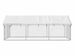 Perrera de exterior con tejado 400x200x150 cm^Clicnbuy Best