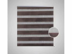 Persiana Cebra 80 x 175cm Café ES582930^ Sale