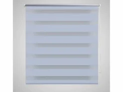 Persiana enrollable blanca filtrante de luz 100 x 175 cm cortina para ventana persiana de privacidad 4102104^Helloshop26 Best