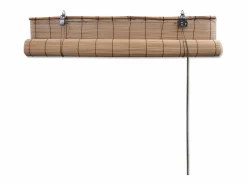 Helloshop26 Estor Y Toldo|Persiana enrollable de bambú marrón 150 x 220 cm cortina para ventana contraventana de privacidad 4102150