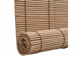 Helloshop26 Estor Y Toldo|Persiana enrollable de bambú marrón 150 x 220 cm cortina para ventana contraventana de privacidad 4102150