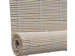 Helloshop26 Estor Y Toldo|Persiana enrollable de bambú natural 80 x 160 cm para ventana con protección visual 4102139