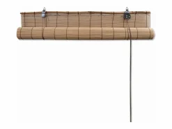 Persiana enrollable de bambú marrón 120 x 160 cm cortina para ventana contraventana de privacidad 4102147/2^Helloshop26
