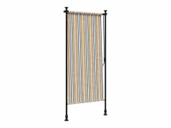Persiana enrollable exterior tela acero y blanco ES736047 Amarillo New
