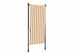 Persiana enrollable exterior tela acero y blanco ES505511 Naranja Clearance