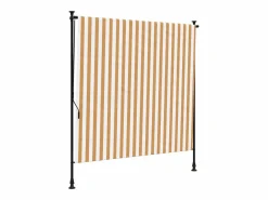 Estor Y Toldo|Persiana enrollable exterior tela acero y blanco ES608300