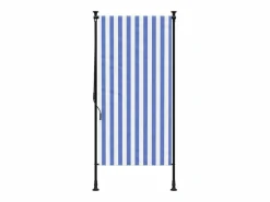 Persiana enrollable exterior tela acero blanco 100x270 cm ES148128^ Clearance
