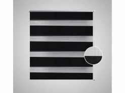 Persiana enrollable filtrante de luz negra de 120 x 175 cm cortina de ventana persiana de privacidad 4102110^Helloshop26