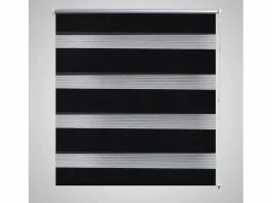 Helloshop26 Persiana enrollable filtrante de luz negra de 100 x 175 cm cortina para ventana persiana de privacidad 4102106 Negro Hot