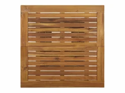 Garden Furniture Mesa Alta|Pia Mesa alta ratán sintético y madera de acacia 80x80x110 cm