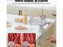 Materiales Y Utensilios De Cocina|Picadora De Carne Manual SucceBuy, De Hierro Fundido Resistente Con Abrazadera De Mesa De Acero