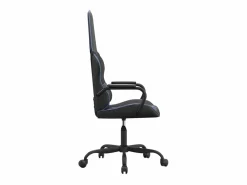 Clicnbuy Silla Gaming|piezas Silla gaming con masaje cuero sintético y negro