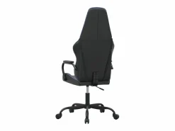Clicnbuy Silla Gaming|piezas Silla gaming con masaje cuero sintético y negro