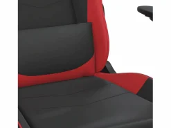 piezas Silla gaming de masaje cuero sintético negro y^Clicnbuy Best