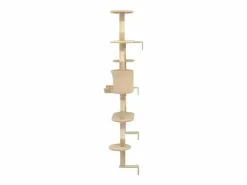 Pilnar Rascador de gatos de pared con poste de sisal 194 cm^Garden Furniture Online