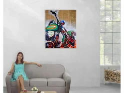MCW Cuadro|Pintura al óleo moto pintada a mano